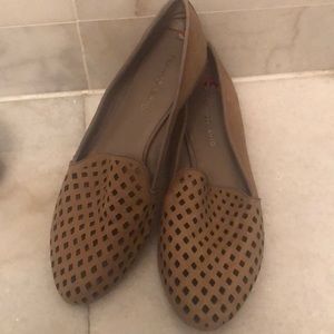 Franco Sarto Cream Perforated Zerbino Size 10!